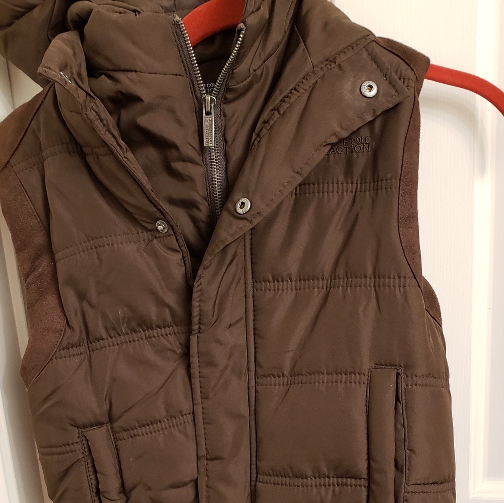 Kids KENNETH COLE REACTION puffer hooded vest